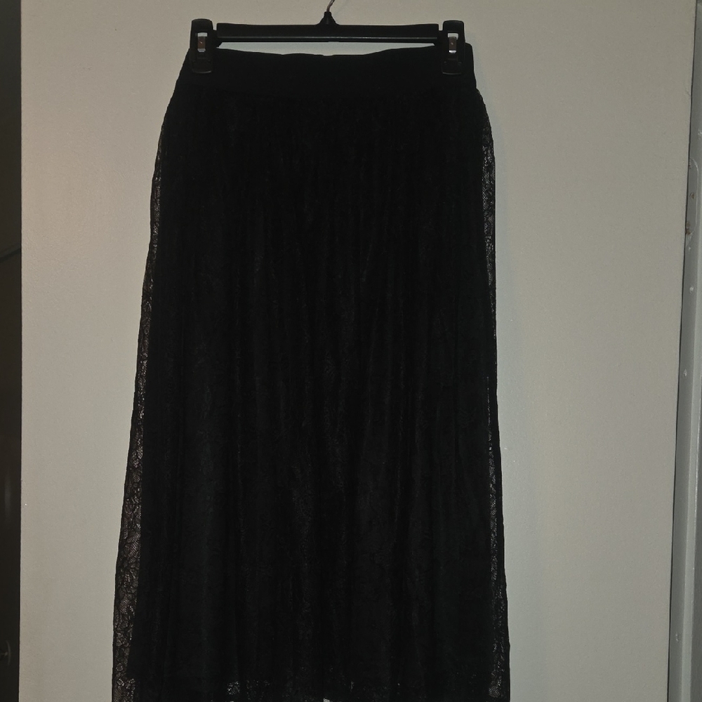 Lane Bryant Black Maxi Skirt
